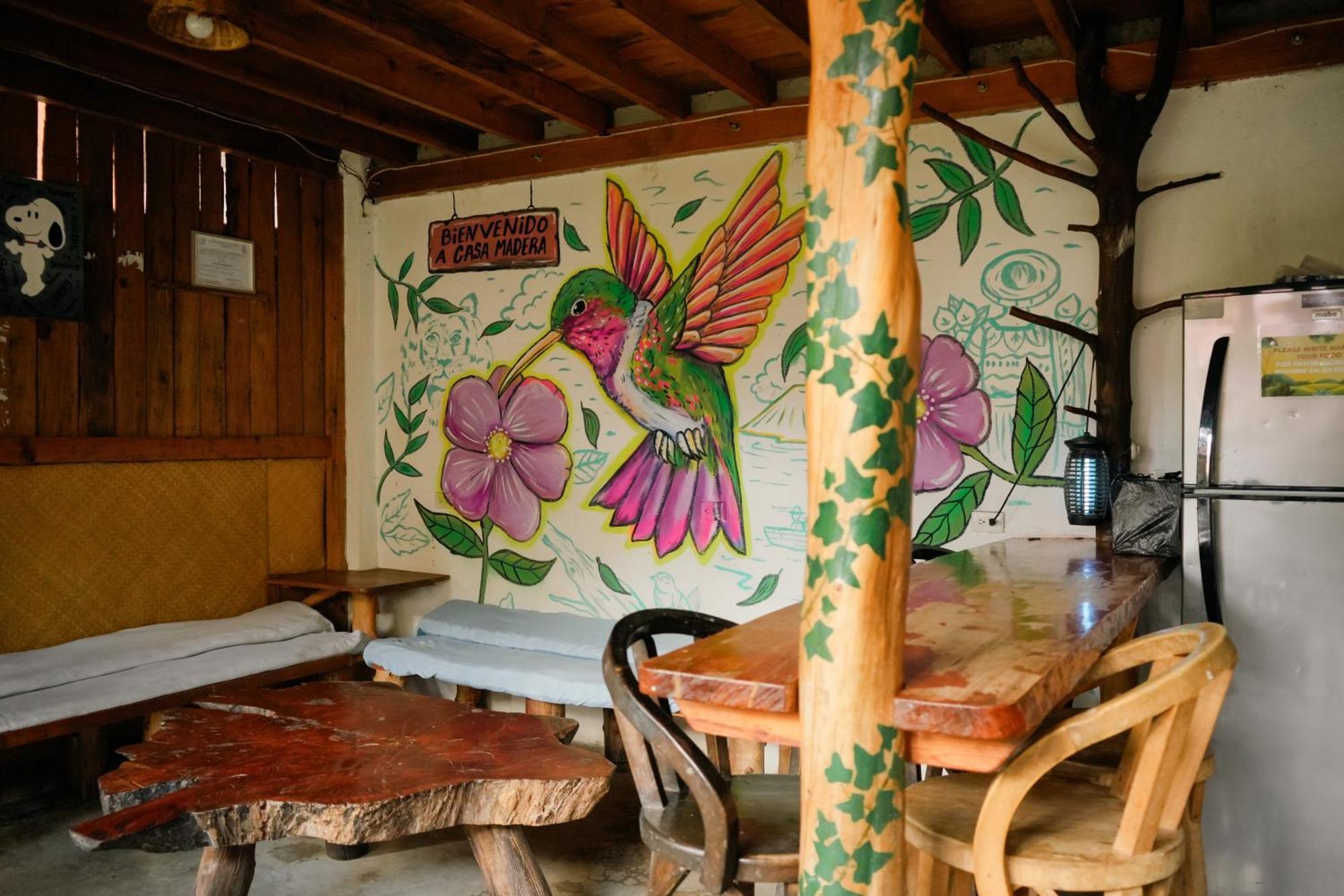 Casa Madera Vandrehjem San Marcos La Laguna Eksteriør billede